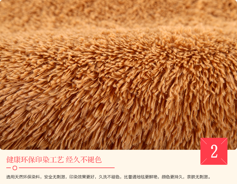 瑞天之家 现代加厚丝毛地毯客厅卧室床边毯茶几垫 防滑地垫满铺定制4.5cm 浅灰4.5 约1.2*2.0米