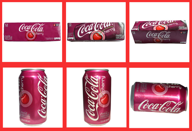 可口可樂(lè) 櫻桃味 櫻桃可樂(lè) 美國(guó)原裝進(jìn)口 335ml*12罐/箱