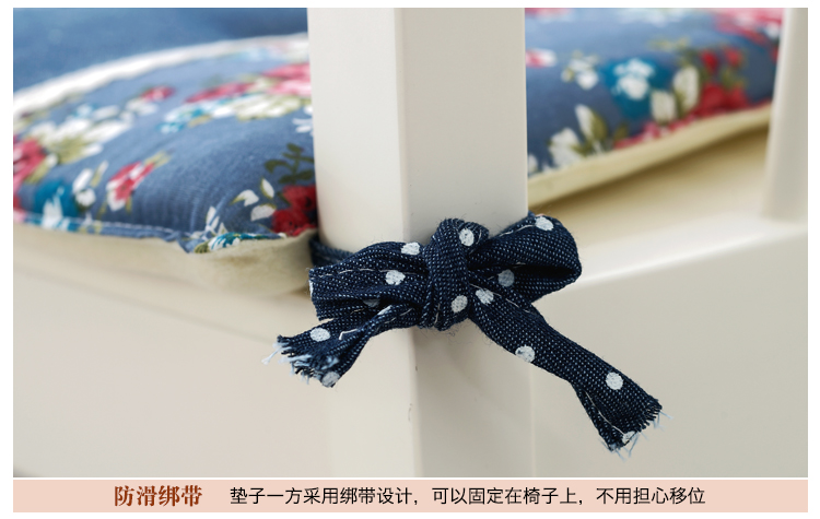 美客居 布艺全棉加厚坐垫椅垫 办公室软座垫 学生电脑椅餐桌防滑椅子垫凳子垫 咖啡 45*45CM