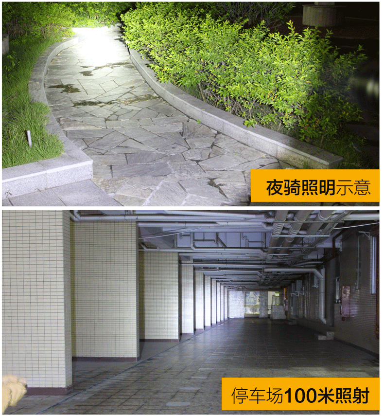 
                                        雅格强光手电筒远射调光调焦户外骑行家用可充电防水打猎 LED远射 配18650电池配充电器 黑色 YG-336C经典                