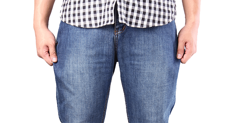 esf 大码牛仔裤男春秋季弹力超大号男裤肥仔装14011 蓝色 42码