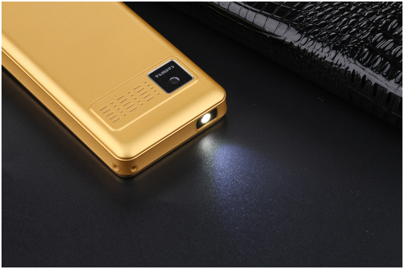 海尔 (Haier) M319 移动/联通2G 老人手机 金色