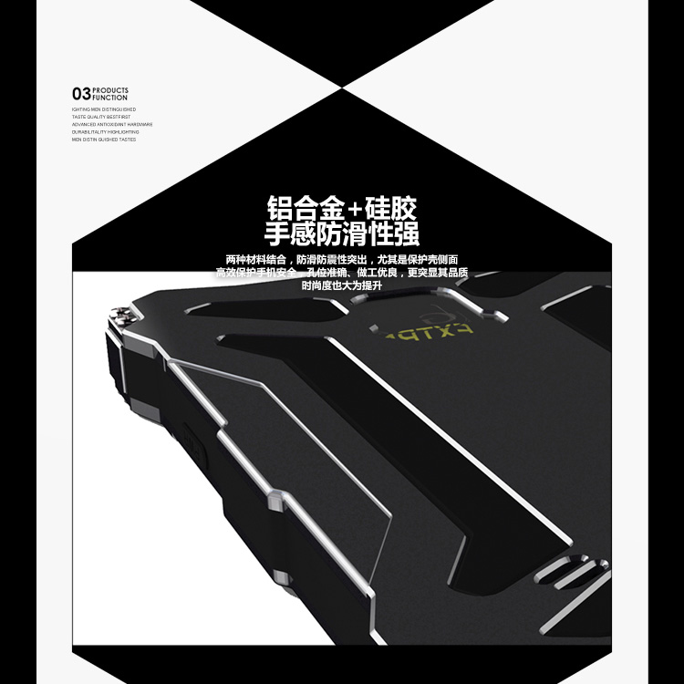 S.CENG Gundam Water Resistant Dustproof Shockproof Silicone Gorilla Glass Aluminum Alloy Metal Case Cover for Samsung Note 4