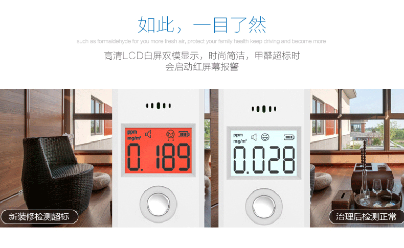 绿之源 车家两用装修测甲醛检测仪 空气环境质量测试仪器 2.0