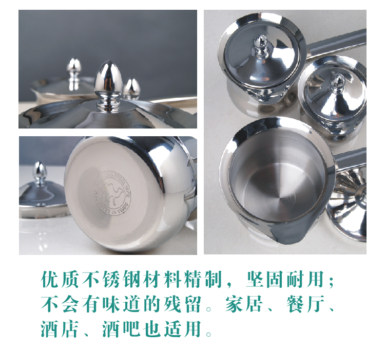 
                                        乔之宇 新款奶锅不锈钢加厚 复底小锅小汤锅宝宝辅食热牛奶电磁炉通用 18cm复合底奶锅                