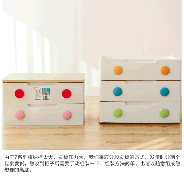 
                                                            爱丽思IRIS抽屉式收纳柜塑料防尘密闭储物柜儿童玩具整理柜MG 白色 五层 73*44*102.5cm                