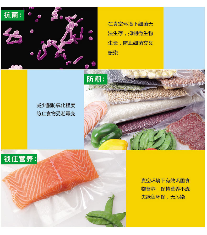 爱博士全自动食品真空包装机 封装机家用封口机 小型商用抽真空机 白色 350*145*85mm