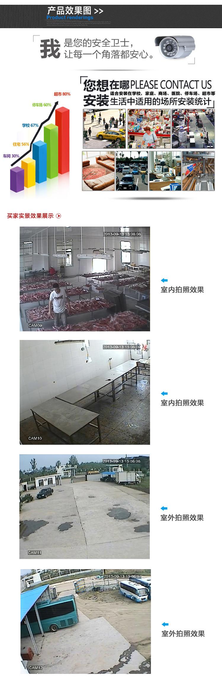 
                                        金属夜视 防水免布线USB高清夜视家庭监控摄像头一体机 智能摄像机 插卡式微型摄像头防盗器 长枪标配+高速32G卡                
