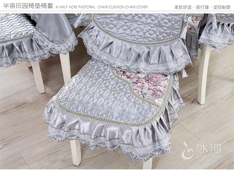
                                        骆易家 田园布艺餐桌布椅套椅垫桌垫圆台布茶几桌布桌垫 半亩田园 米黄色 130*180cm/单桌布                
