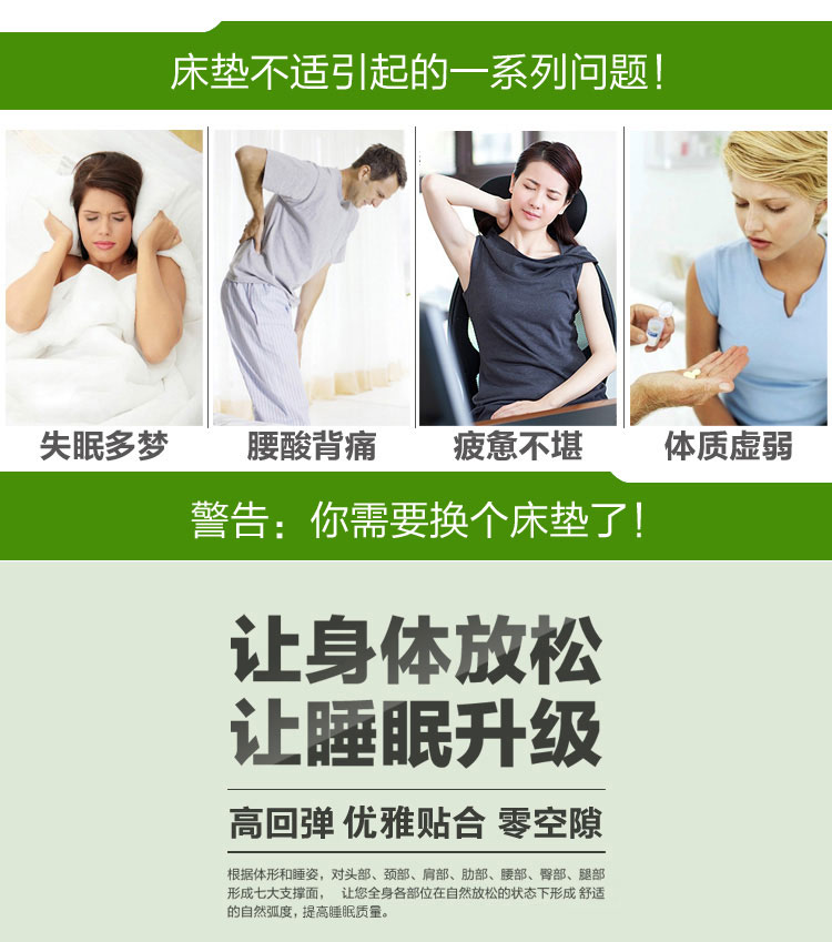 
                                                            【原装泰国品牌】Napattiga娜帕蒂卡 天然乳胶床垫双人床1.8米1.5米可定制 厚度7.5CM 1.8米*2.0米                