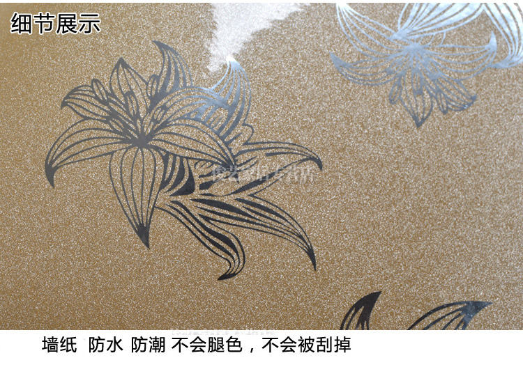 俊艺pvc墙纸壁纸客厅卧室珠光宿舍店铺装修墙纸自粘壁纸防水家具翻新贴纸 客厅壁纸直接贴 122宽-白色流线粗 122厘米宽*1米长