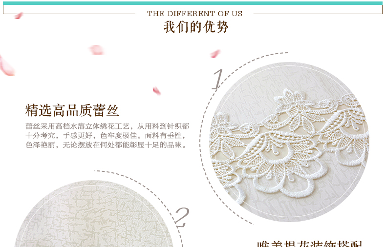 泰绣欧式美式纯白色绣花边台布 镂空方桌圆桌餐桌布垫套装 蕾丝茶几布家具冰箱盖布盖巾 本白色 85*85cm