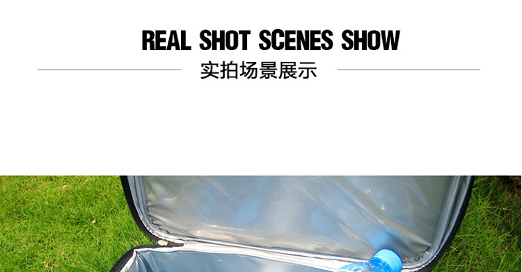 
                                        雪格尔保温包加厚送餐包外卖保温箱冰包冰袋快餐包保温袋 蓝绿色+6个冰袋+包邮                
