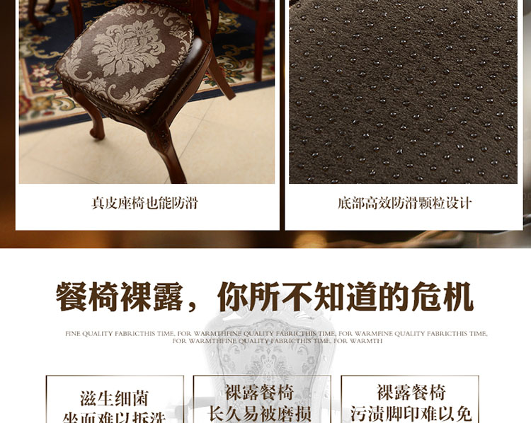 
                                        圣美绮夏天欧式椅垫坐垫夏季防滑实木家用餐厅布艺餐椅垫 柏妮丝红色 椅垫50*50cm(不含芯)                