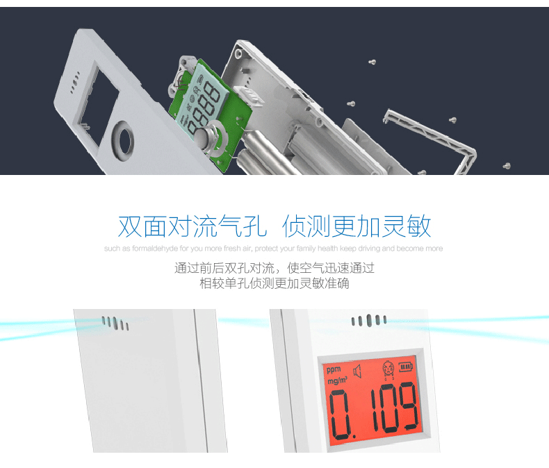 绿之源 车家两用装修测甲醛检测仪 空气环境质量测试仪器 2.0