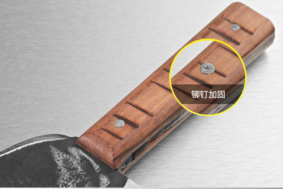 
                                        楚家刀（chujiadao） 五斤重斩骨重刀手工锻打精钢斩骨刀剁骨刀加厚商用屠夫专业砍骨刀肉铺专用刀                