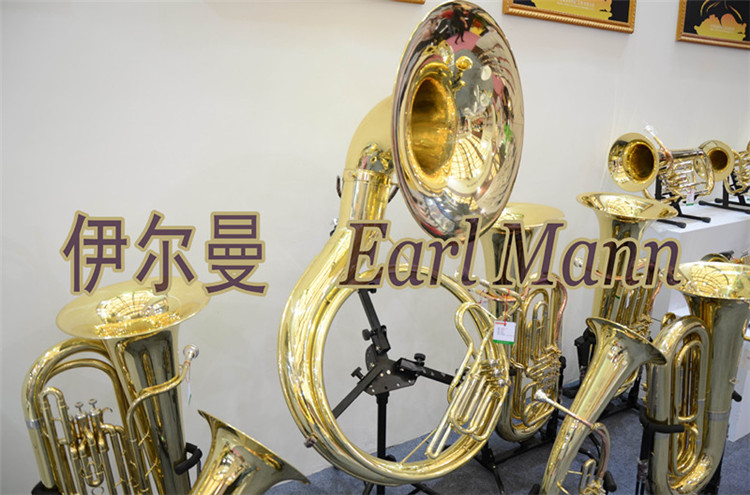 earl mann 漆金太阳号乐器 专业太阳号 锅号 桶号 大号 y-ws-1550太阳