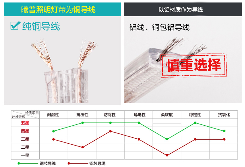 
                                                            曦普照明 曦普led灯带灯条led5050贴片高亮客厅餐厅卧吊顶暗藏户外防水220V双排 5050-60珠 RGB单色渐变闪烁变光款 其他                