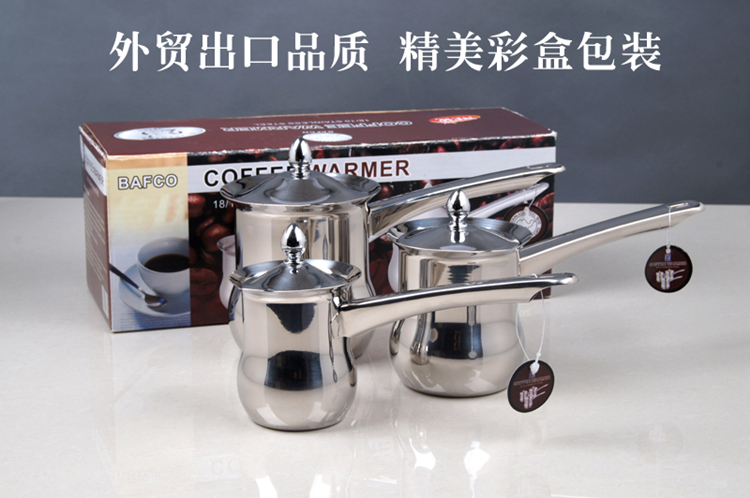 
                                        乔之宇 新款奶锅不锈钢加厚 复底小锅小汤锅宝宝辅食热牛奶电磁炉通用 18cm复合底奶锅                