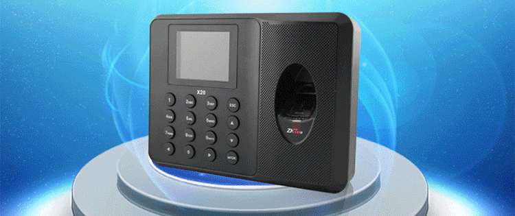 中控x20 指纹打卡机 考勤机 打卡器