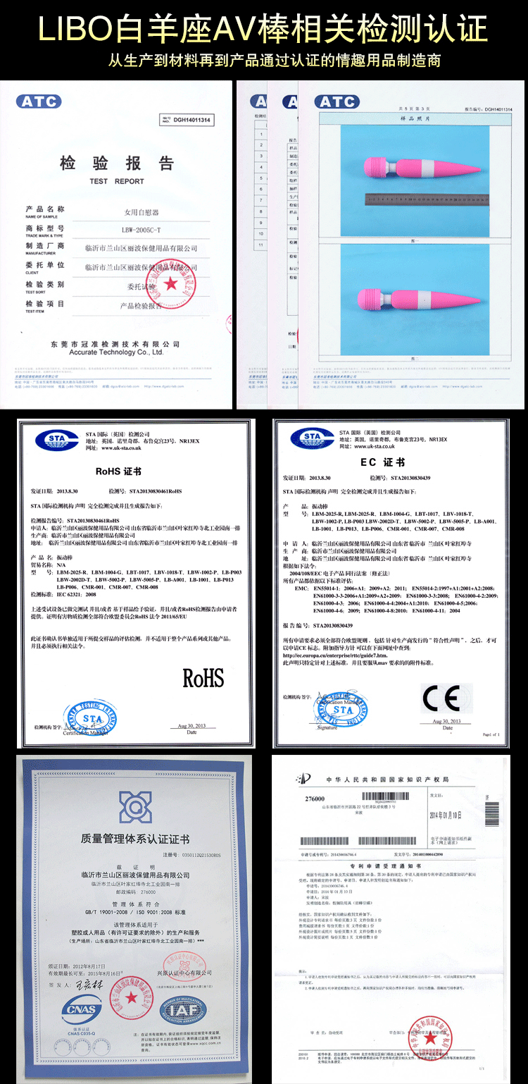 丽波libo充电震动棒女用自慰器成人情趣用品 g点一触潮湿棒