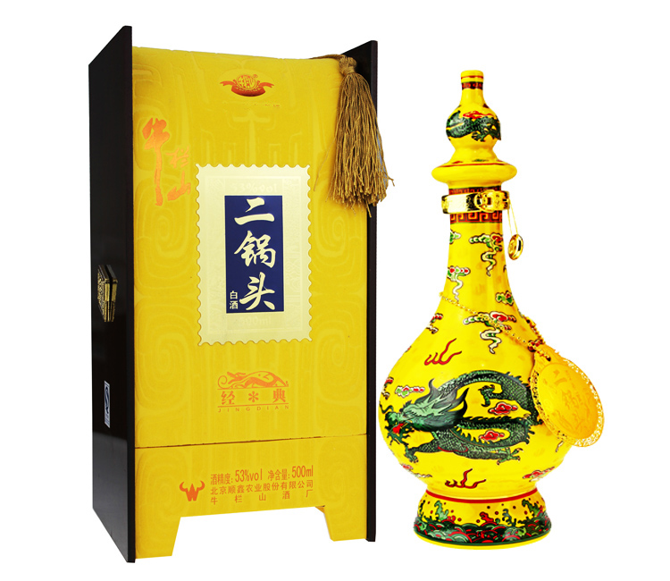 牛栏山二锅头53度套装龙腾年年(金龙 红龙 青龙