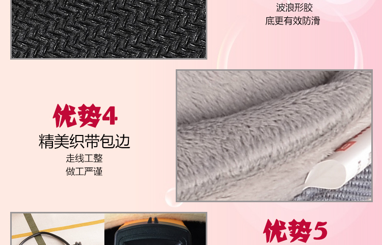 
                                        俏家缘 暖手宝鼠标垫暖手电热宝带护腕可拆洗usb暖手鼠标垫 小灰猫                
