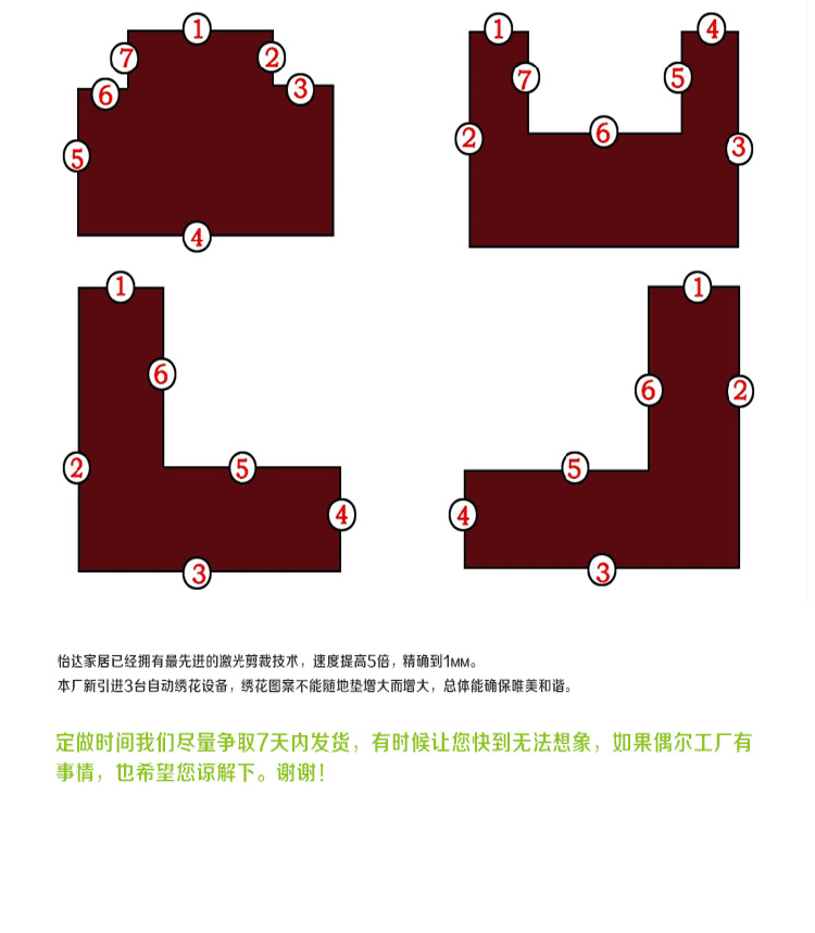 茵花地垫门垫进门脚垫门垫大门口入户门厅玄关地毯厨房卫生间吸水脚垫浴室防滑垫子定制 深红小花 600MMx900MM