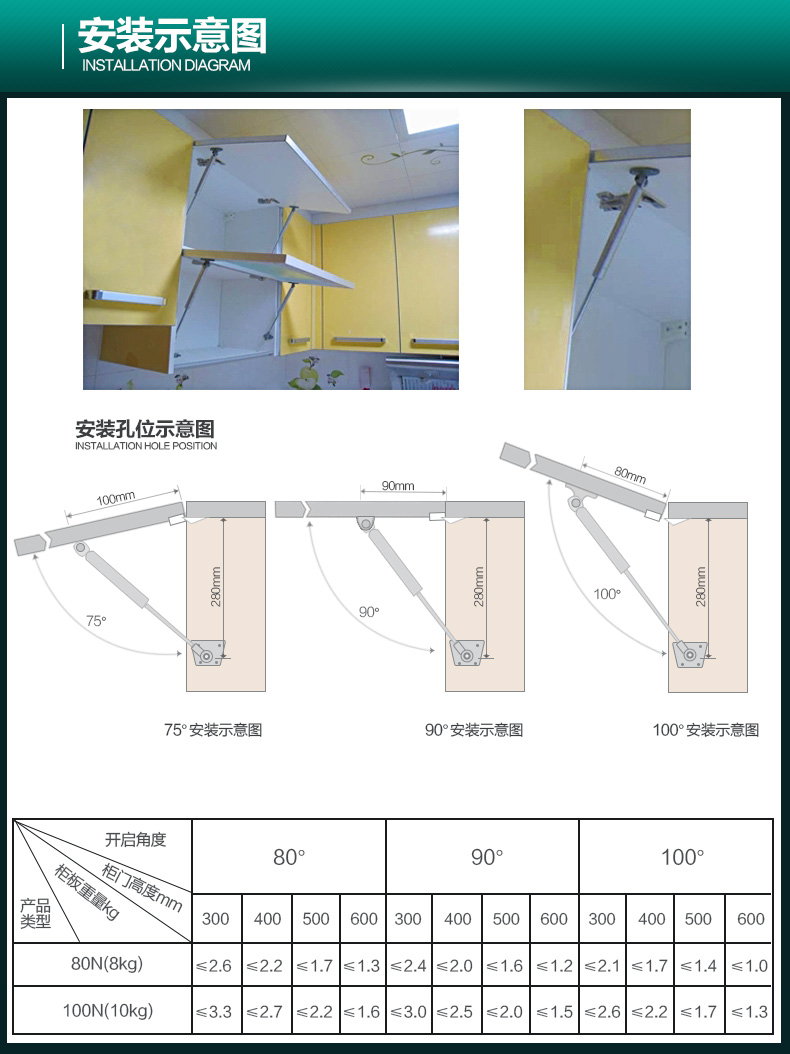 玛丽(marie)德国品牌气撑杆液压杆气弹簧缓冲液压伸缩