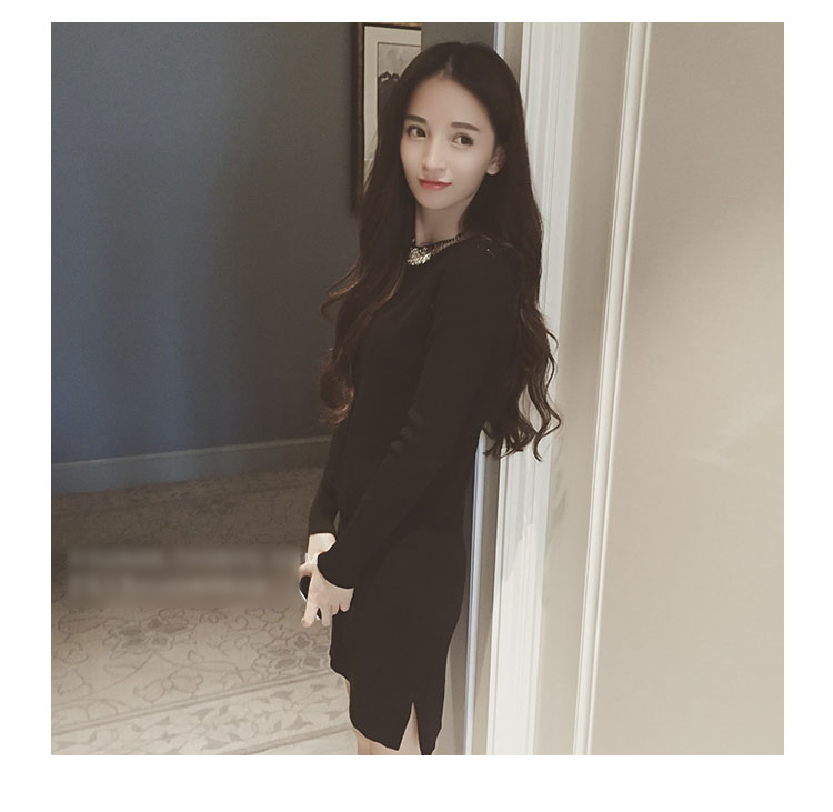 衣与草2015秋装新款连衣裙子女装秋款 女装秋季连衣裙秋装上新 女装冬上新  冬季新品女装 灰色 均码-