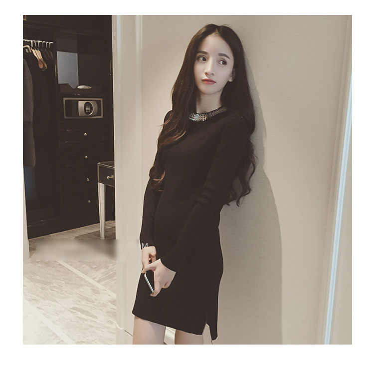 衣与草2015秋装新款连衣裙子女装秋款 女装秋季连衣裙秋装上新 女装冬上新  冬季新品女装 灰色 均码-
