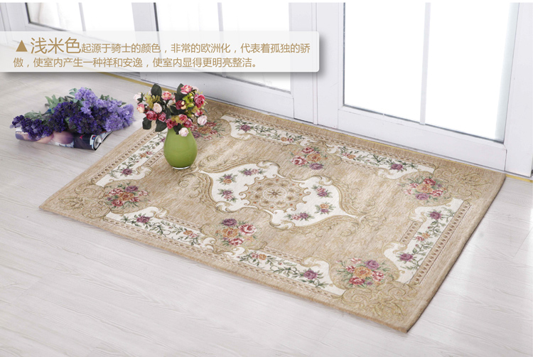 
                                        DMF 欧式入户地垫门垫脚垫 进门垫入户门口地垫防滑垫定制 165咖啡色 400MMx600MM                