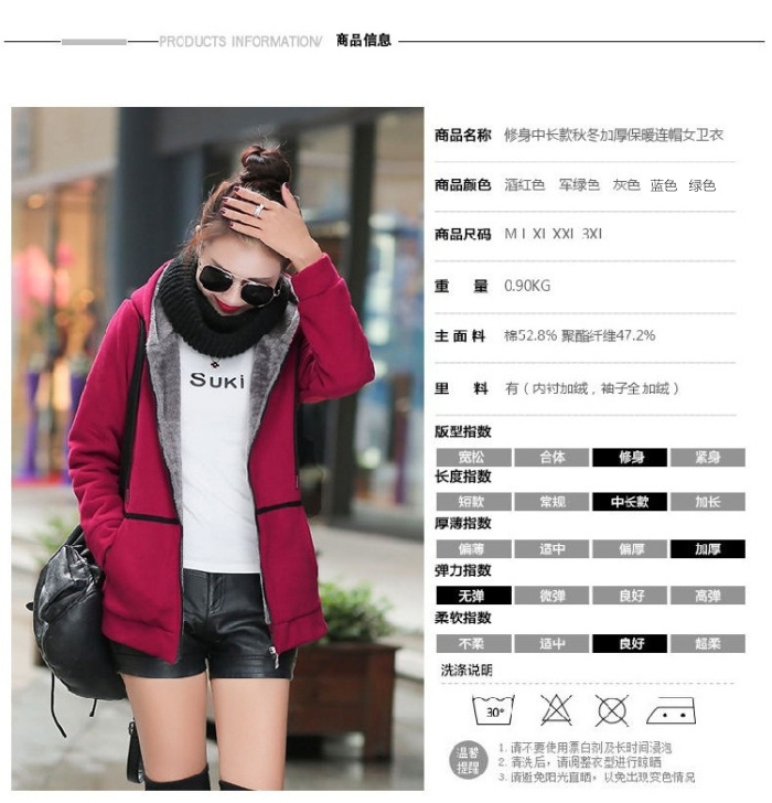 Leader in 2015 autumn and winter Shinhan version of large numbers of ladies to intensify the leisure sweater jacket Thick Long MM thick plus lint-free female wine red jacket 3XL recommendations 140-160 characters catty picture, prices, brand platters! The elections are supplied in the national character of distribution, so action, buy now enjoy more preferential! As soon as possible.