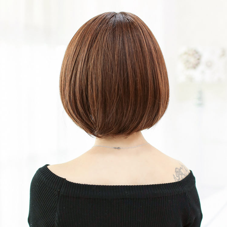 假发女短发bobo头沙宣头薄卷齐刘海女生甜美发型假发