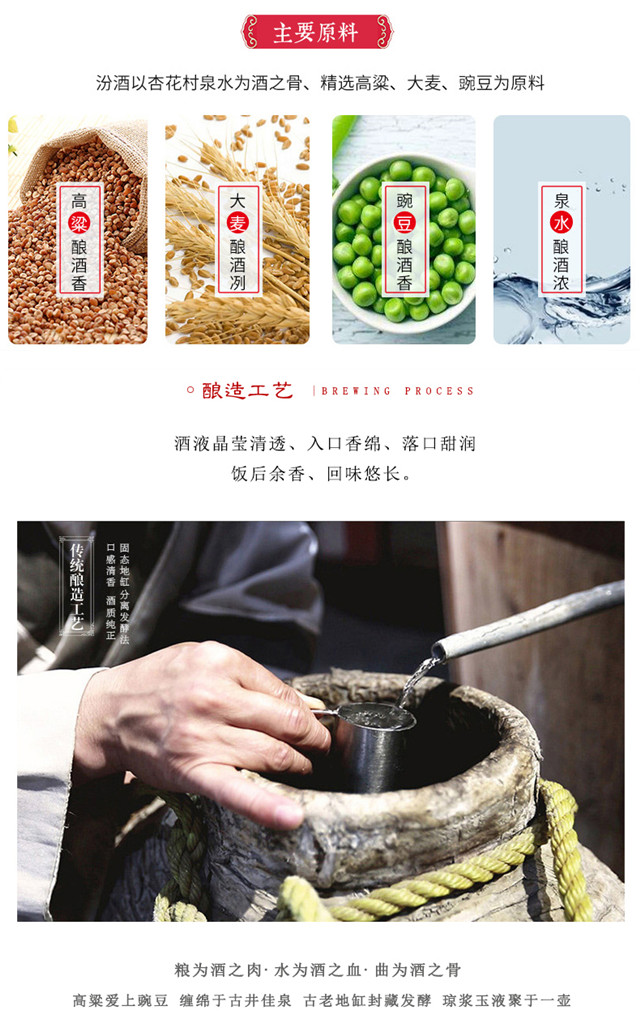 总厂正品汾酒杏花村 VIP贵宾老酒T18 52度500