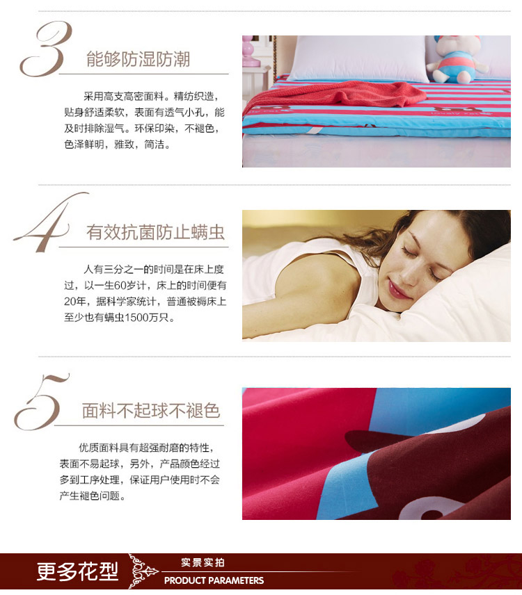 莱谷榻榻米床垫 加厚床褥 单人双人学生电子宿舍磨毛床垫子1.5 1.8米床上用品 裸婚时代 60*120cm定制