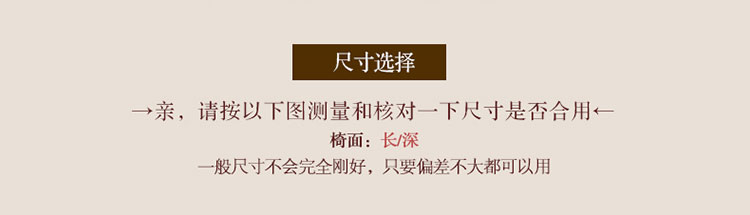 雅典娜椅垫椅子坐垫餐椅垫/ 办公坐垫/电脑椅坐垫 法兰克-深棕 46*46cm(椅垫)