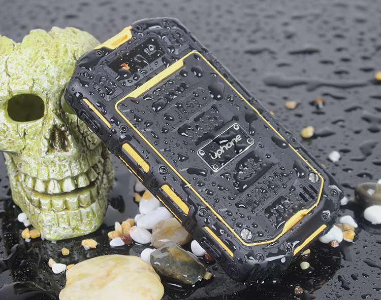 优豊(uphone) U7 电信3G 三网通 三防智能手机 对讲机 双卡双待 黑色 铭牌定制版(订单备注铭牌文字)
