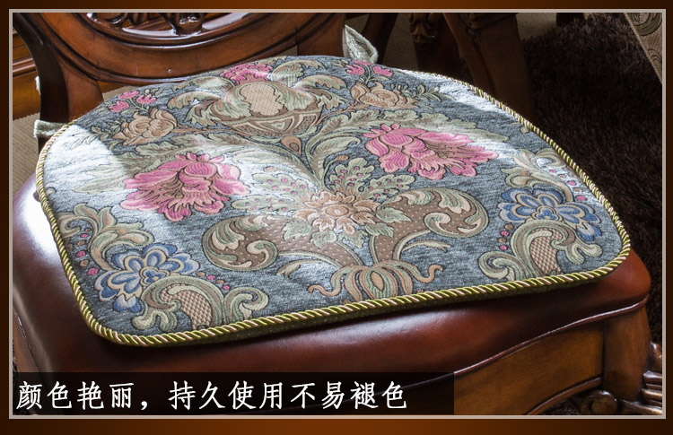 
                                                            雅典娜 欧式餐椅坐垫 椅子垫防滑坐垫椅垫套座椅垫双层椅垫防滑 凡尔赛-咖色 50*50cm(防滑椅垫)                