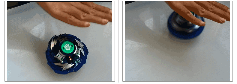 奥迪双钻陀螺 飓风战魂3智能控制儿童陀螺玩具 烈风圣