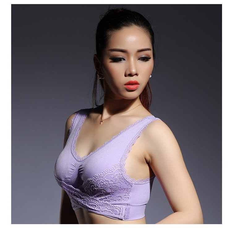 俞兆林 新款跑步瑜伽背心式全<em>罩杯</em>无钢圈无痕