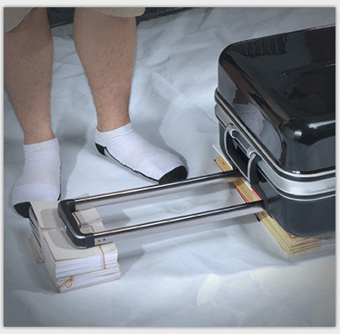 古思图 拉杆箱万向轮男女旅行箱铝框行李箱商务抗压登机箱 高贵紫 20