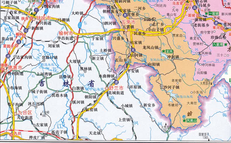2017新版 黑龙江地图册 黑龙江交通旅游地图册 哈尔滨详细街道地图