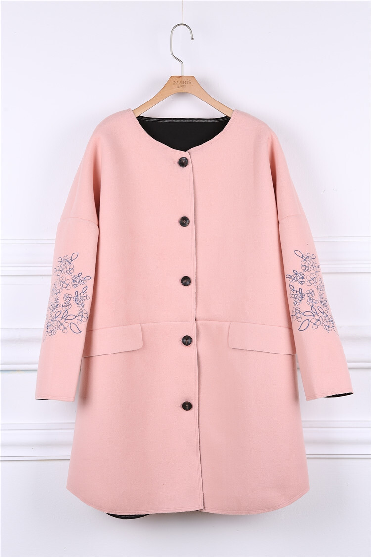 Arpina son gross is 莜 coats female jacket new Fall 2015 Korean Couture fashion in long coats)? loose cashmere overcoat autumn replacing new product lines for autumn and winter, pink L picture, prices, brand platters! The elections are supplied in the national character of distribution, so action, buy now enjoy more preferential! As soon as possible.