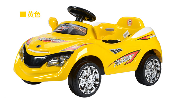恒泰劲豹儿童电动车童车四轮电动车电瓶车带超炫灯光音乐遥控功能