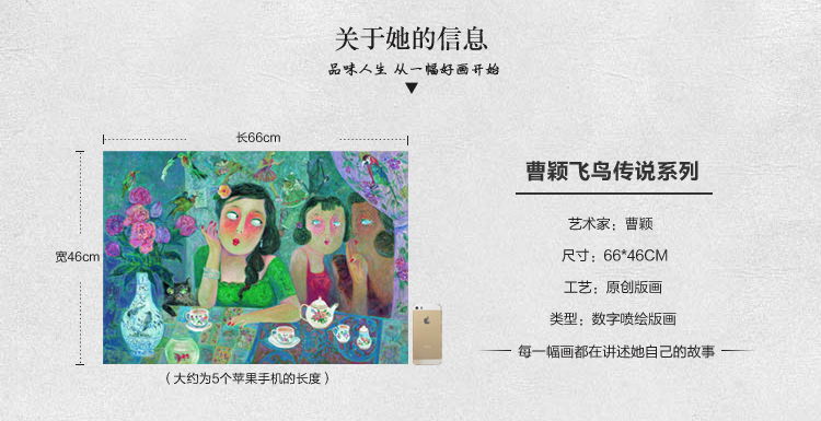 爱艺客 装饰字画 飞鸟传说 现代油画 全场包邮 飞鸟传说