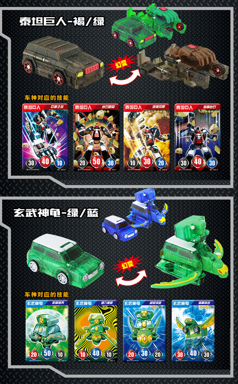 灵动创想魔幻车神玩具变形激战套装钢铁通天巨神威甲三头神蛇男孩礼物