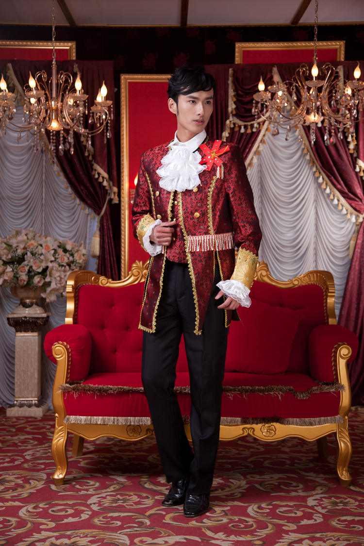欧式 王子宫廷装伯爵装欧洲绅士男宫廷装主题服装欧洲