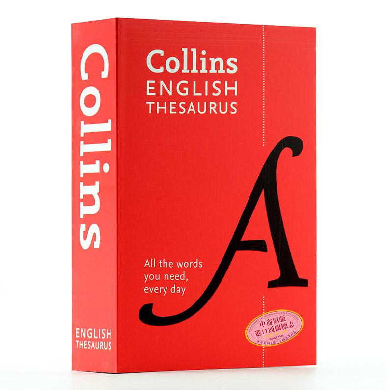 collins english paperback thesaurus 柯林斯英语词典