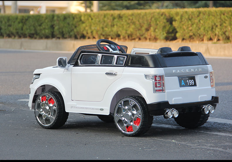 路虎儿童电动车四轮双驱越野遥控汽车可坐宝宝电瓶童车小孩玩具车